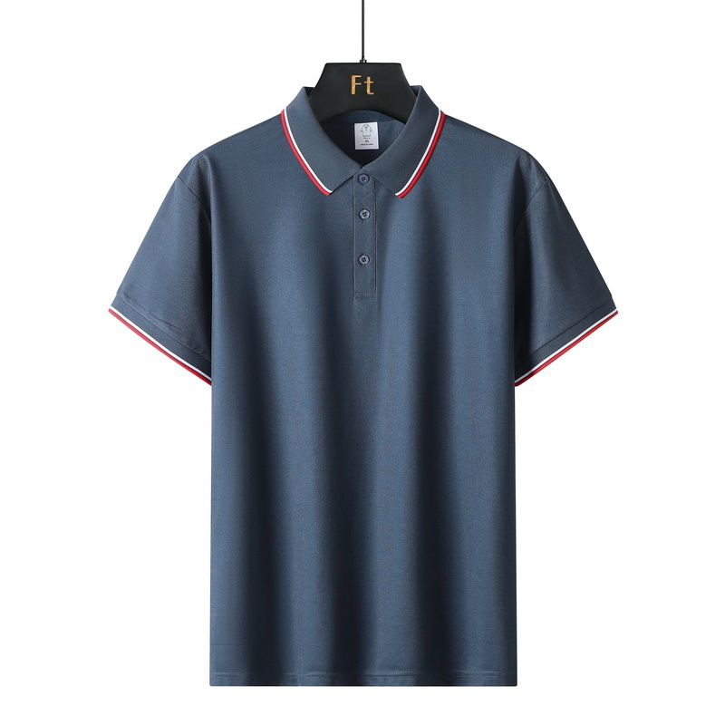 Men's Cooling Polo Shirt Short Sleeved T-Shirt Collared Casual Skin Friendly Asian Sizes Summer Top_viptrois.com