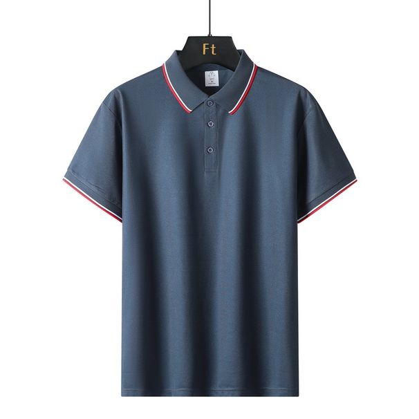 Men's Cooling Polo Shirt Short Sleeved T-Shirt Collared Casual Skin Friendly Asian Sizes Summer Top_viptrois.com