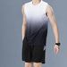Men's Clothing Sports Suit Men's Quick Drying Clothes Ice Silk Vest Shorts Running Summer Training Fitness Ball Clothes_viptrois.com