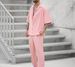 Men's Fashion Shirts And Casual Pants Two-piece Set Hot-selling Men's Clothing New Fit Trendy Solid Color Men's Fashion Suit_viptrois.com