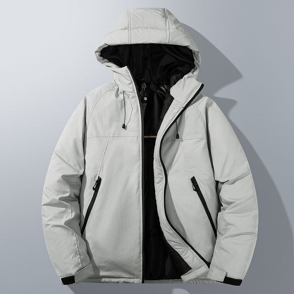 2025 Graphene Jacket Fleece Thickened Cotton-padded Coat Men's Winter Business Leisure Warm Windproof Removable Hat_viptrois.com