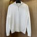 Men's Clothing Half Turtleneck Zipper Sweater For Men, High End Lazy Pullover Long Sleeved Sweater, Fashionable And Versatile White Jacket_viptrois.com