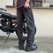 Fleece-Lined Relaxed Fit Jeans – Vintage Washed Straight-Leg Denim Pants With Hand-Painted Fading (Low Waist, No Stretch, Cold Weather Ready)_viptrois.com