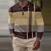 Pulse European And American INS Cross-Border 2024 Spring Button Long Sleeve Men's Sports Polo Shirt_viptrois.com
