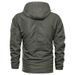Men's Clothing Spring Autumn Winter Oversized Hooded Jacket, Lightweight Windbreaker For Spring/Fall/Winter, Outdoor Casual Long Coat With Pockets_viptrois.com