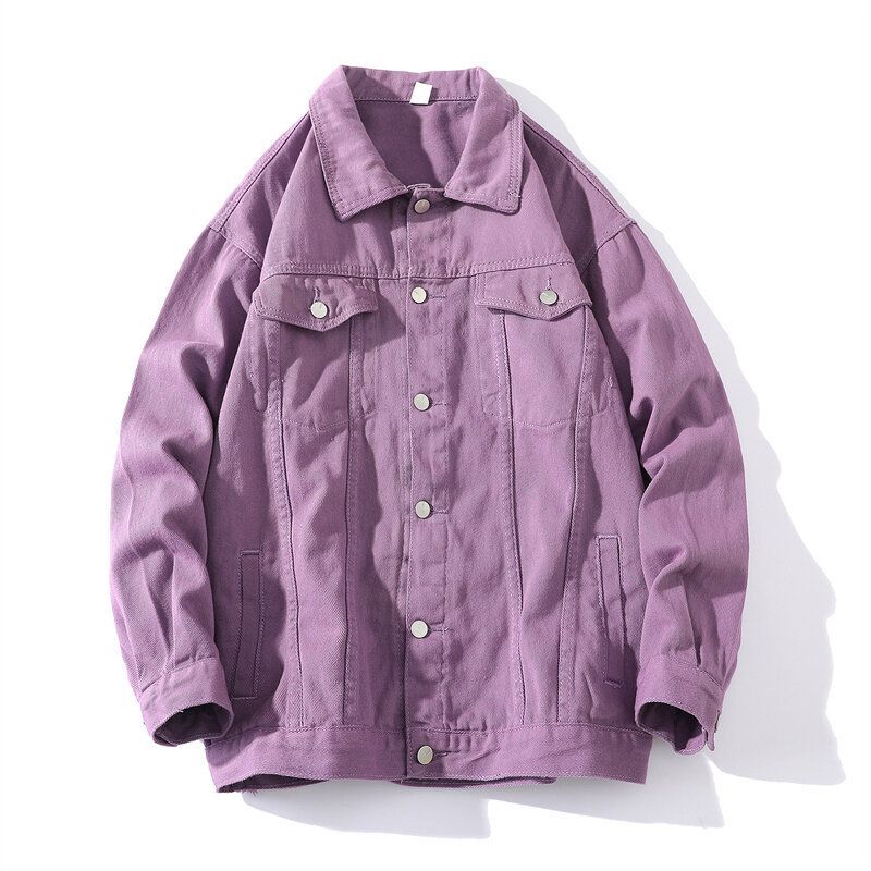 Spring And Autumn New Product Men's Versatile Jacket Loose Large Denim Cardigan Coat_viptrois.com