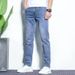 Men's Stretch Jeans For Spring/Summer 2025, Men's Korean-style Fashionable Slim-fit Skinny Pants_viptrois.com