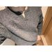Retro Cable-Knit Sweater – Unisex Oversized Henley Pullover (90s Grunge Revival Texture)_viptrois.com