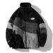 Men's Clothing Fashionable Stand Up Collar Long Sleeved Trendy Stand Collar Long Sleeve Zip-Up Color Block Lambswool Jacket Cozy Winter Outerwear_viptrois.com
