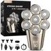 SEJOY 7D Men‘s Electric Shaver Razor Bald Hair Skull Trimmer Beard Remover_viptrois.com