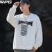 Men's Sweater Spring And Autumn Crew Neck American Loose Men's And Women's Long-sleeved Youth Jacket Trendy Brand Bottoming Top New_viptrois.com