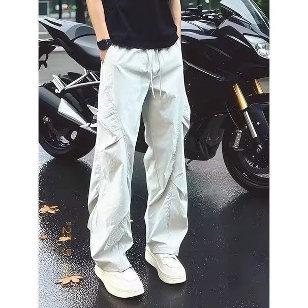 Lightweight Casual For Autumn Summer, Unisex, Versatile, Trendy Design, Loose And Breathable, American High Street Style_viptrois.com