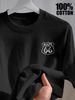 Maglietta Uomo 180g Cotone Puro Stile Americano Stampa Arte Di Nicchia, Leggera E Traspirante Per Uso Casual Estivo_viptrois.com