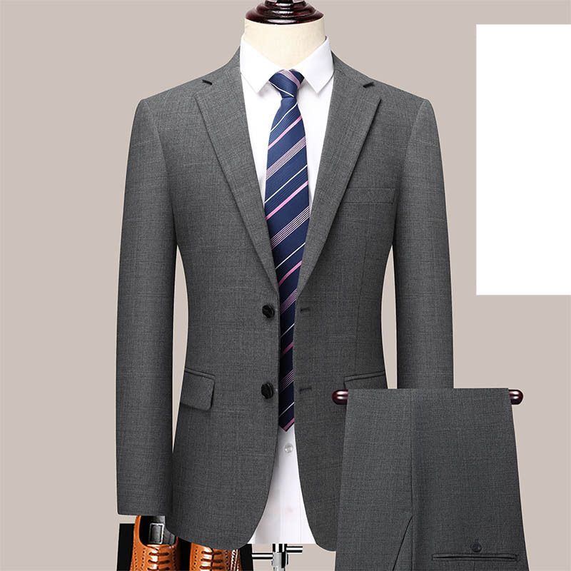 Men's Clothing Autumn and winter wool split suit business suit men's suit Korean style professional wedding suit suit men_viptrois.com