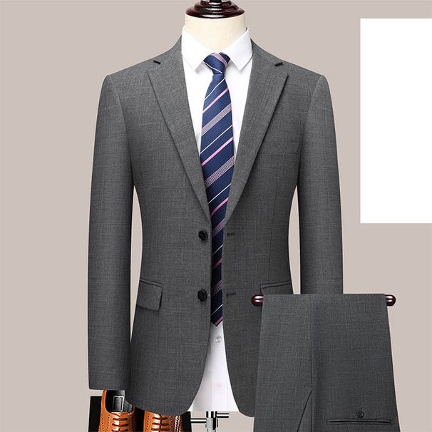 Men's Clothing Autumn and winter wool split suit business suit men's suit Korean style professional wedding suit suit men_viptrois.com