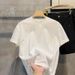 Heavyweight Short-sleeved T-shirt For Men, New Summer Loose Half-sleeved Men's Top, American-style Ink-wash Printed T-shirt_viptrois.com