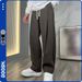 Women's Trendy Wide-Leg Pants - High Waist Straight Cut Casual Trousers With Stretch, Comfortable & Stylish For Winter_viptrois.com