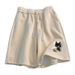 Retro Style Men's Printed Shorts Summer Trendy Student Brand Casual Loose Sports Pants Design_viptrois.com