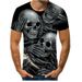 Skeleton Men's 3D Digital Printed T-shirt Round Neck_viptrois.com