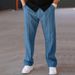 Men's Clothing Hot Pants Men's Spring And Summer Loose Straight Sports Casual Trousers Oversize Trousers_viptrois.com
