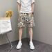 Men's Fashion Print Shorts Casual Loose Fit Beach Summer 5-Inch Inseam Unique Design Multiple Sizes_viptrois.com