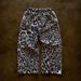 Leopard Print 3D Hooded Zip up Sweatshirt Cardigan Men's Fashionable Versatile Top with Sweatpants Set New Unique Style_viptrois.com