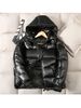 New Bright Down Jacket For Men In Autumn And Winter, Loose And Versatile, Red Detachable Hat, Thick Men's Cotton Jacket_viptrois.com