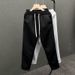 Men's Clothing Autumn New Solid Color All Match Straight Casual Pants Men's Fashionable Simple Wide Leg Sports Pants_viptrois.com