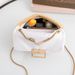 Sweet Style Straw Woven Shoulder Bag - Double Lock Crossbody Purse For Women, Fashionable & Versatile Summer Handbag_viptrois.com