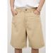 Men's Clothing Retro Vintage Straight Shorts Semi Elastic Versatile Simple Casual Shorts_viptrois.com