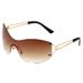 Men's Sunglasses For Women Square Half Frame High End Personalized Sunglasses For Men_viptrois.com