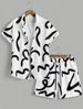 Men's Clothing Floral Beach Short Sleeve Casual Loose Shirt Shorts Suit_viptrois.com