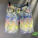 Men's Clothing Summer New High Street Fashion Brand Colorful Jacquard Shorts Men's Denim Shorts Loose Straight Pants Men_viptrois.com