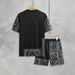 Men's Clothing Autumn And Winter Fashion Simple 3D Digital Printing Sports Leisure Men's Round Neck Sweatshirt Sweatpants Suit_viptrois.com
