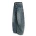 American Style Washed Cat Whiskers Scimitar Jeans Unisex New Deconstructed Patchwork Loose Casual High Waist Wide Leg_viptrois.com