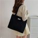Women's Bags Large Capacity Canvas Bag Autumn New Style Corduroy Simple Tote Bag Popular Fashion Single Shoulder Underarm Bag_viptrois.com