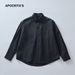 Men's Clothing New Spring Business Casual Shirt Men's High End And Cool Loose Solid Color Long Sleeved Shirt_viptrois.com