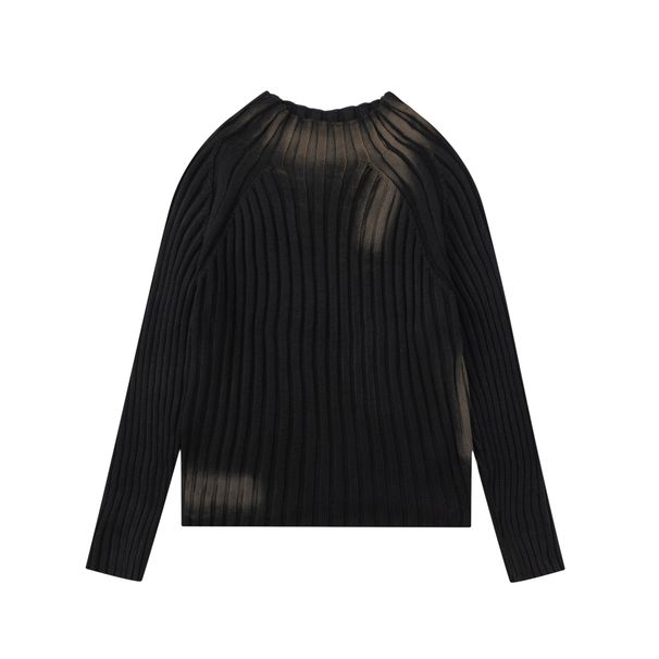 Men's Clothing Tie Dye Street Blasting Loose Knit Sweater Autumn Men And Women Trendy Brand All Match Ins Sweater_viptrois.com