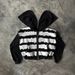 Men's Clothing Full Zipper Split Design Heavyweight Unisex Printed Hooded Sweatshirt_viptrois.com