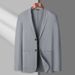 Men's single breasted suit sunscreen fat casual thin suit_viptrois.com