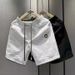 Men's Clothing quick drying casual shorts men's high end loose versatile stitching trendy sports shorts_viptrois.com