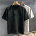 Trendy Brand Round Neck Stylish Short T-Shirt For Men Summer New Casual Printed Half Sleeve Top Fashion Versatile Tee_viptrois.com
