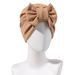 Stylish Head Wrap With Detachable Bow Versatile Cap For Women Fashion Headscarf_viptrois.com