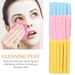 144 Pcs Cleansing Compressed Sponge Skin Scrubber Woman Face Exfoliating Pads_viptrois.com