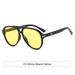 Men's Sunglasses Meter Nail Large Frame Frog Mirror Sunglasses Fashion Trend Plastic Double Beam Men And Women Sun Protection Style_viptrois.com