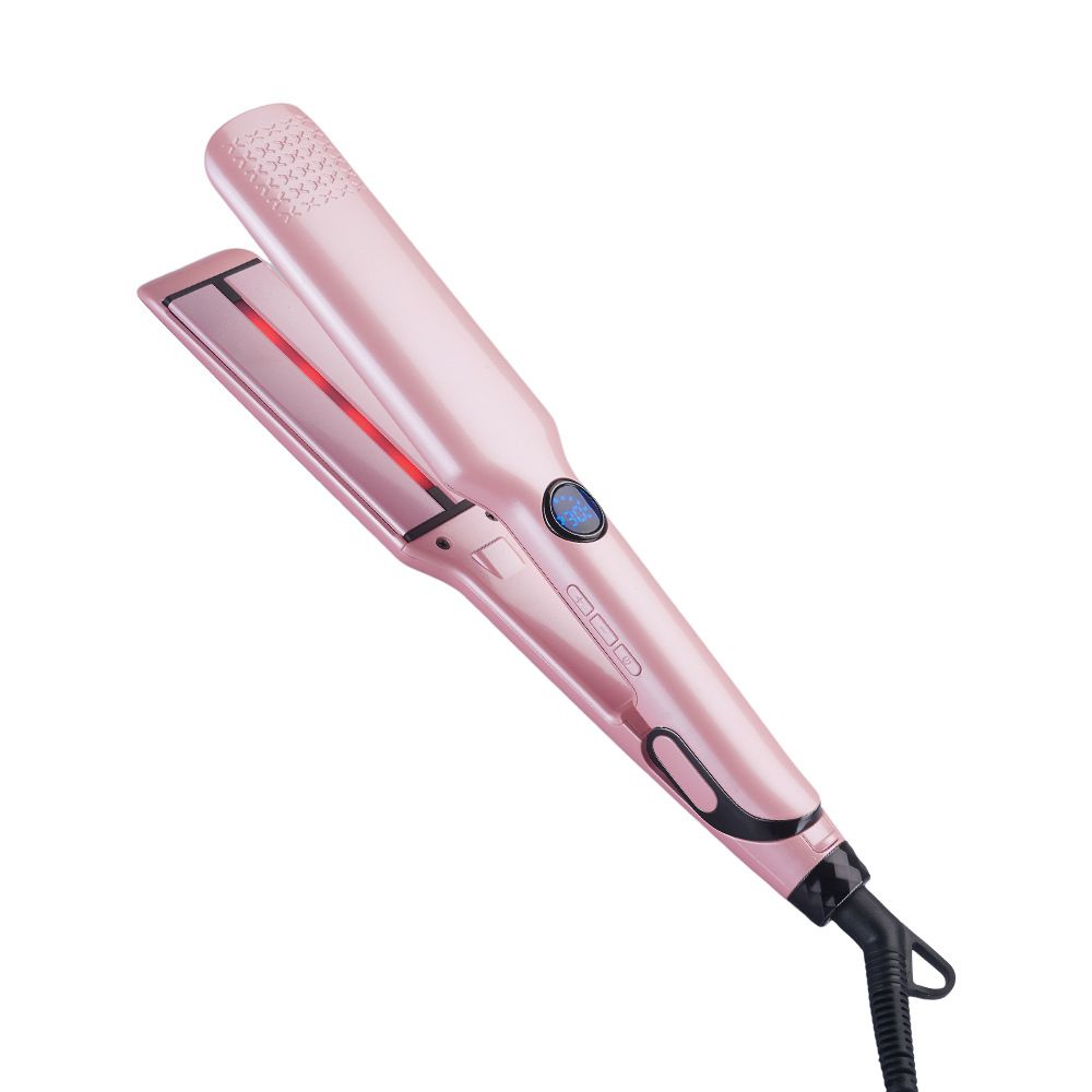 Ceramic Multifunctional Hair Straightener & Curler, Electric Flat Iron For Styling_viptrois.com