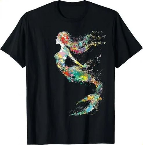 T-shirtmermaid Colorful Painting Art Graphic 2026 Abstract Motif_viptrois.com