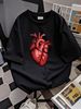 Realistic Anatomical Heart Image Collaboration Backpack Large Capacity Cute Foldable Clothes Backpacks Soft Stylish Top For Everyday Wear Graphic_viptrois.com