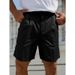 Men's Solid Color Casual Five-Point Pants Slim Fit Straight Leg Business Golf Sports Shorts Summer_viptrois.com