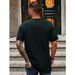 Camiseta Manga Corta Para Hombres Con Estampado Gráfico, Cuello Redondo, Camiseta Novedosa, Diseños Hawaianos, Ropa_viptrois.com